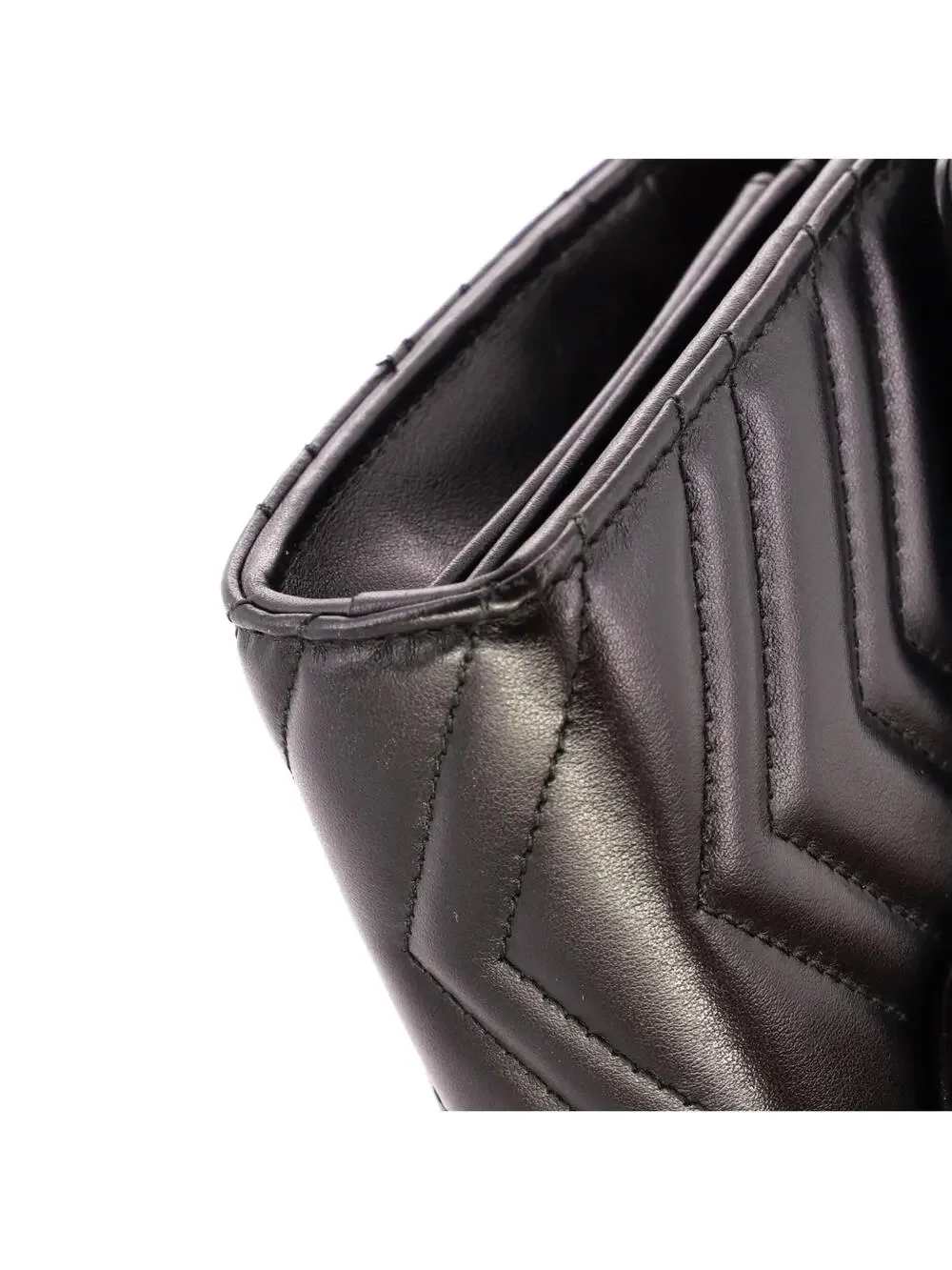 Gucci Gg Marmont Chain Wallet Matelasse #334705G11B